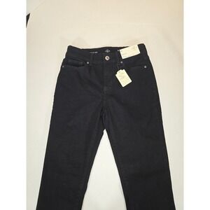 NWT‎ St John's Bay Black Bootcut Jeans Secretly Slender Mid Rise Womens 8 Long